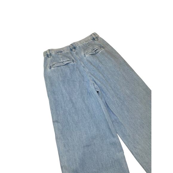 NWOT COS Straight-Leg Denim Trouser High Rise Jean Women 4, Fits a 2 Light Wash - Picture 7 of 8